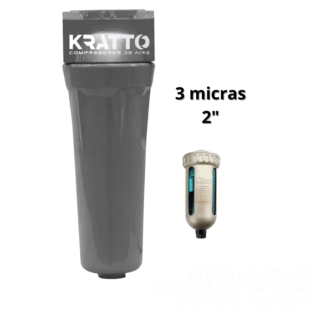 Filtro de Línea Q-060 KRATTO 6500L/min - 2